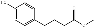 4-Hydroxybenzenebutyric acid methyl ester Struktur