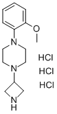 3-[4-(2-Methoxyphenyl)piperazinyl]azetidine trihydrochloride Struktur