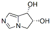 5H-Pyrrolo[1,2-c]imidazole-6,7-diol,6,7-dihydro-,(6R,7S)-(9CI) Struktur