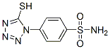 1-(4-Sulfamoylphenyl)-5-mercaptotetrazole Struktur