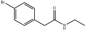 2-(4-bromophenyl)-N-ethylacetamide Struktur