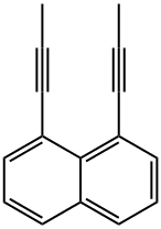 1,8-Di-1-propynylnaphthalene Struktur