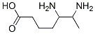 Heptanoic  acid,  5,6-diamino- Struktur