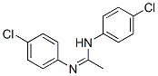 N1,N2-Bis(p-chlorophenyl)acetamidine Struktur