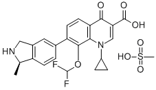 GARENOXACIN MESYLATE Struktur