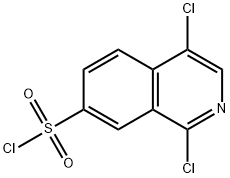 1,4-Dichloro-7-isoquinolinesulfonyl Chloride Struktur