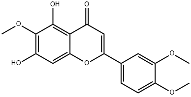 2-(3,4-ジメトキシフェニル)-5,7-ジヒドロキシ-6-メトキシ-4H-1-ベンゾピラン-4-オン