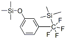 m-(Trimethylsilyldifluorodifluoromethyl)phenoxy trimethylsilane Struktur