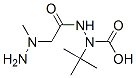 Hydrazinecarboxylic acid, 2-[(1-methylhydrazino)acetyl]-, 1,1-dimethylethyl Struktur