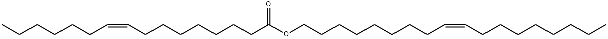 (Z)-9-Hexadecenoic acid (Z)-9-octadecenyl ester Struktur