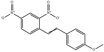 2,4-Dinitro-4'-methoxystilbene Struktur