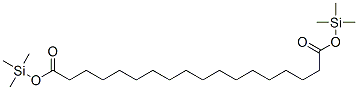 Octadecanedioic acid di(trimethylsilyl) ester Struktur