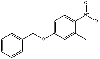 2-メチル-1-ニトロ-4-(フェニルメトキシ)ベンゼン 化學(xué)構(gòu)造式