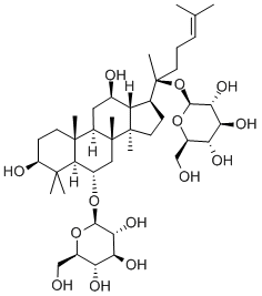 6α,20-ビス(β-D-グルコピラノシルオキシ)ダンマラ-24-エン-3β,12β-ジオール