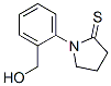 2-Pyrrolidinethione,  1-[2-(hydroxymethyl)phenyl]- Struktur