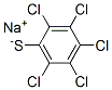 sodium pentachlorobenzenethiolate  Struktur