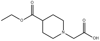 [4-(ETHOXYCARBONYL)PIPERIDIN-1-YL]ACETIC ACID Structure