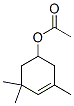 3,5,5-trimethylcyclohex-3-en-1-yl acetate  Struktur