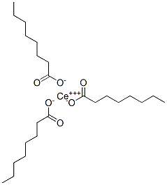 cerium(3+) octanoate Struktur