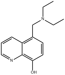 5-[(DIETHYLAMINO)METHYL]QUINOLIN-8-OL Struktur