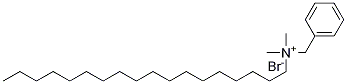 BenzeneMethanaMiniuM, N,N-diMethyl-N-octadecyl-, broMide Struktur