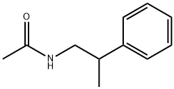 N-(2-PHENYL-PROPYL)-ACETAMIDE Struktur