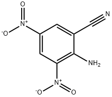 2-amino-3,5-dinitrobenzonitrile Struktur