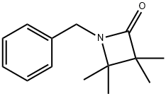 1-Benzyl-3,3,4,4-tetramethylazetidin-2-one Struktur