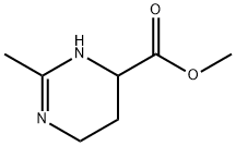 4-Pyrimidinecarboxylicacid,1,4,5,6-tetrahydro-2-methyl-,methylester(9CI) Struktur