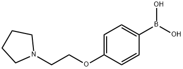 4-(2-(吡咯烷-1-基)乙氧基)苯基硼酸, 226396-30-1, 結(jié)構(gòu)式