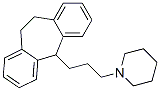 1-[3-(10,11-Dihydro-5H-dibenzo[a,d]cyclohepten-5-yl)propyl]piperidine Struktur