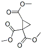 1,1,2-Cyclopropanetricarboxylic acid trimethyl ester Struktur