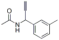 Acetamide,  N-[1-(3-methylphenyl)-2-propynyl]-  (9CI) Struktur