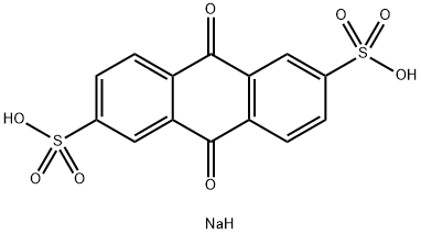 9,10-dihydro-9,10-dioxoanthracene-2,6-disulphonic acid, sodium salt Struktur