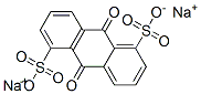 9,10-dihydro-9,10-dioxoanthracene-1,5-disulphonic acid, sodium salt Struktur