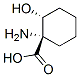 Cyclohexanecarboxylic acid, 1-amino-2-hydroxy-, (1S,2R)- (9CI) Struktur