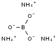 AMMONIUM BORATE Struktur