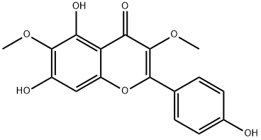 4',5,7-トリヒドロキシ3,6-ジメトキシフラボン