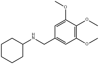 N-(3,4,5-trimethoxybenzyl)cyclohexanamine Struktur