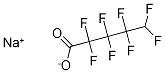 Sodium 2,2,3,3,4,4,5,5-octafluorovalerate Struktur