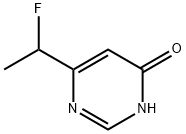 6-(1-FLUOROETHYL)-4(1H)-PYRIMIDINONE Struktur