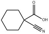 Cyclohexanecarboxylic acid, 1-cyano- (9CI) Struktur