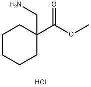 METHYL 1-AMINOMETHYL-CYCLOHEXANECARBOXYLATE HCL
 Struktur