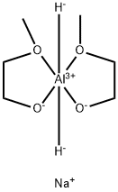 Sodium bis(2-methoxyethoxy)aluminiumhydride Struktur