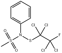 N-phenyl-N-[(1,1,2,2-tetrachloro-2-fluoroethyl)thio]methanesulphonamide Struktur