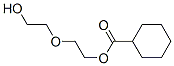 2-(2-hydroxyethoxy)ethyl cyclohexanecarboxylate  Struktur