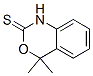 1,4-Dihydro-4,4-dimethyl-2H-3,1-benzoxazine-2-thione Struktur