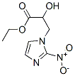 ethyl 2-hydroxy-3-(2-nitroimidazol-1-yl)propanoate Struktur