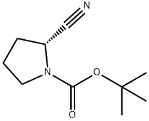 (R)-N-叔丁氧羰基-2-氰基吡咯烷 結(jié)構(gòu)式