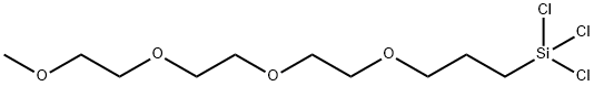 METHOXYTRIETHYLENEOXYPROPYLTRICHLOROSILANE Struktur